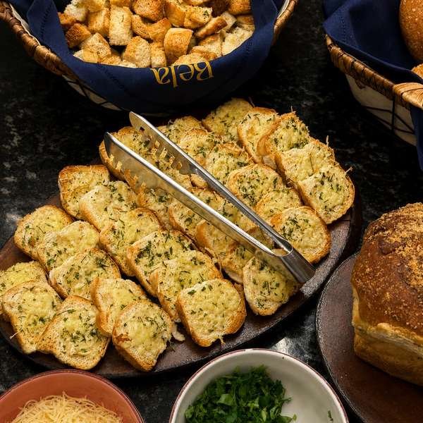 Pão de alho gratinado